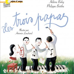 Livre-Disque Les 3 Papas - Grand Format