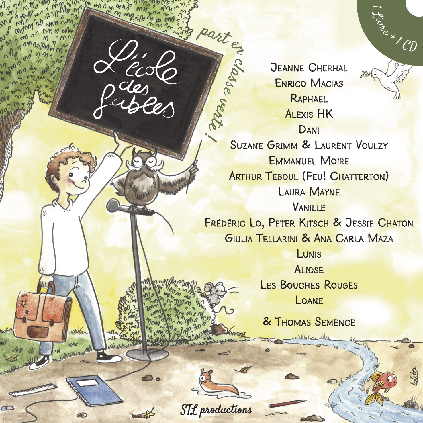 Livre-disque – l&rsquo;école des fables – Volume 2